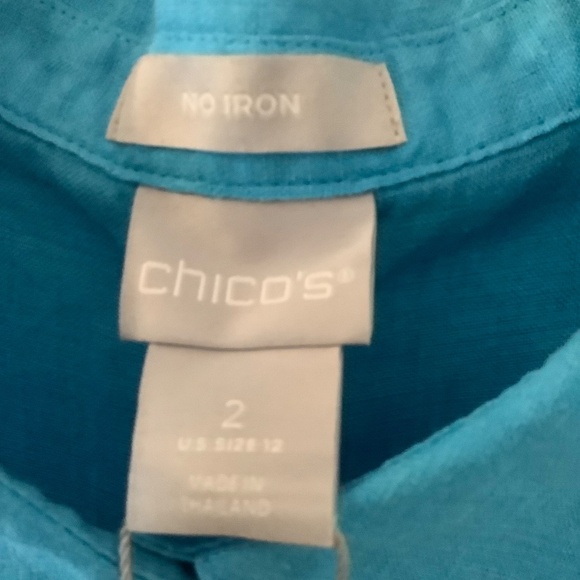 Chico’s shirt size 2 - Picture 2 of 3